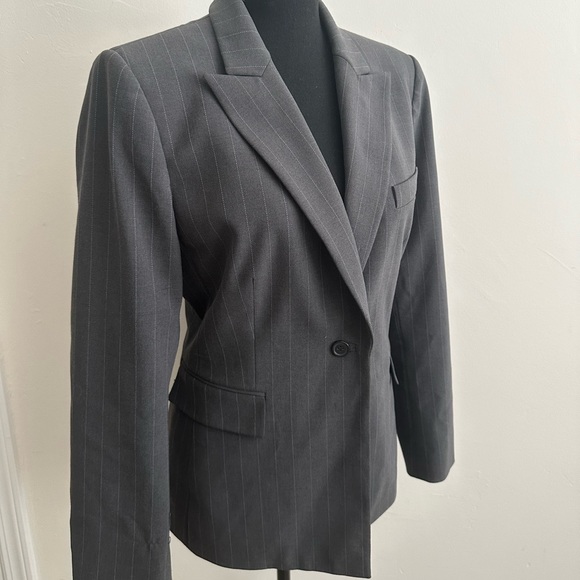 VINTAGE 90’s ANTONIO MELANI Gray Suit Jacket - Picture 1 of 9